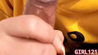 Outdoor Quickly Cum On Stranger Ass