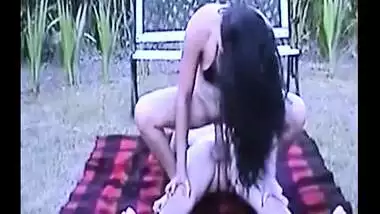 North Eastern babe With Servant In Garden