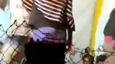 Sexy girl nude boobs press on stage on song tip tip barsa pani