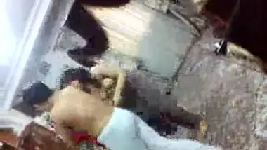 Indian topless girls having fun in ladies hostel