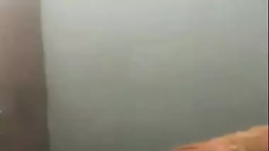 Bangladeshi lady bathroom video call