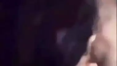 Desi nude GF gives an Indian blowjob to her new lover