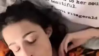 Babe taking long dick