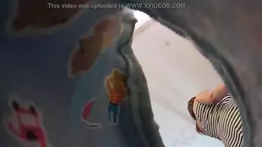 Hot desi MILF upskirt in a mall