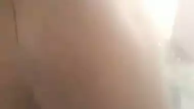 Sali roams naked in front of her Jija in nude MMS