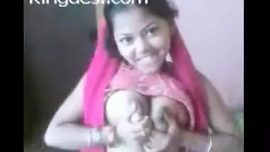 Teen Bengali babe’s round and big boobs