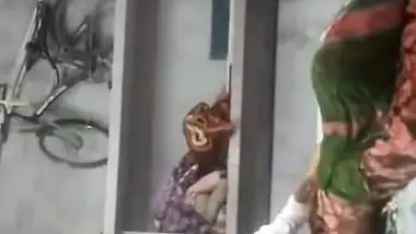 Mature bhabhi pussy fucking by money lender caught on cam