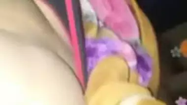 Hubby Showing her Wife Boobs And Pussy On live Show