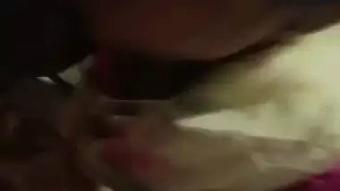Poor maid gives a desi blowjob to her horny owner