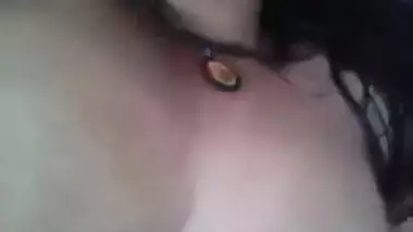 Cute Desi gal sex tease clip for her lover goes viral
