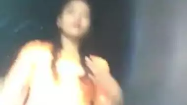 Village virgin girl showing her boobs and pussy