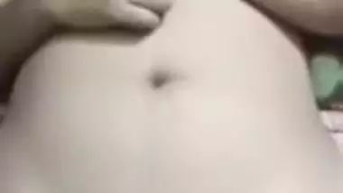 Ex-lover fucking busty wife pussy with condom dick