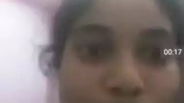 Indian couple on video call boobs show