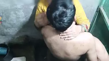 Sister-in-law fucking in bathroom with young brother