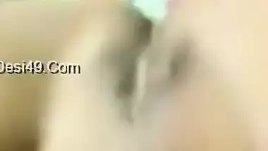 Horny Desi Girl Shows Her Wet Pussy To Lover On Vc