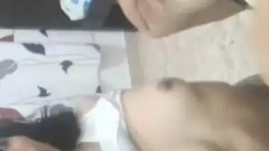 Beautiful horny girlfriend sucking dick like a pro