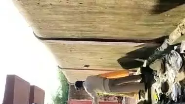 Desi uncle and aunty romance outdoor