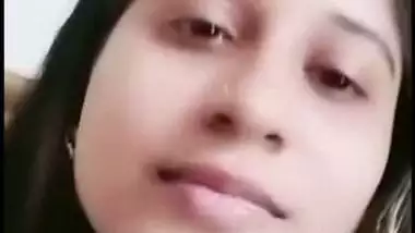 Beautiful wife shows boobs on video call to ex-lover